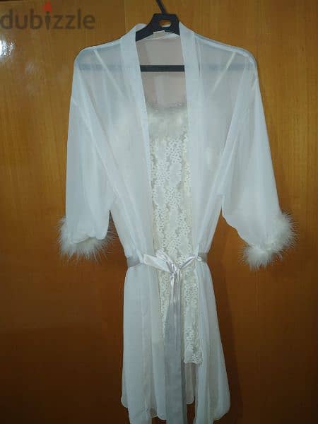 white feather bridal set  s to xL La Senza gift bag available +1$ 1