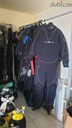 7mm  wet suit  aqualung  XXL 0