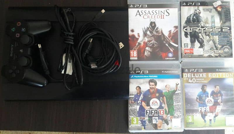 Ps3 w 20 games w 1 joystick without cd 0