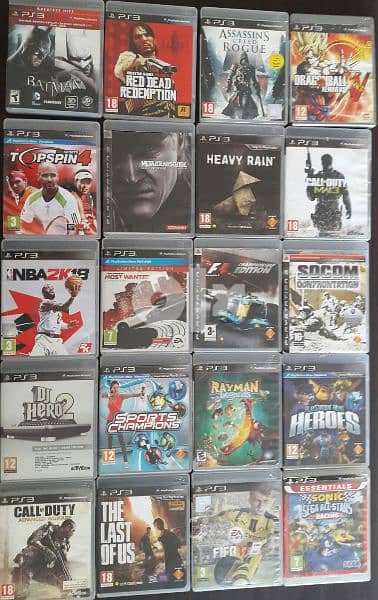 Giant collection of Ps3 games used for sale in leb no j 1