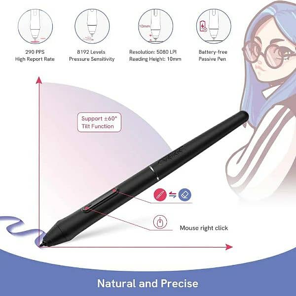 Veikk Vk1060 Pro  Digital drawing pen tablet 2