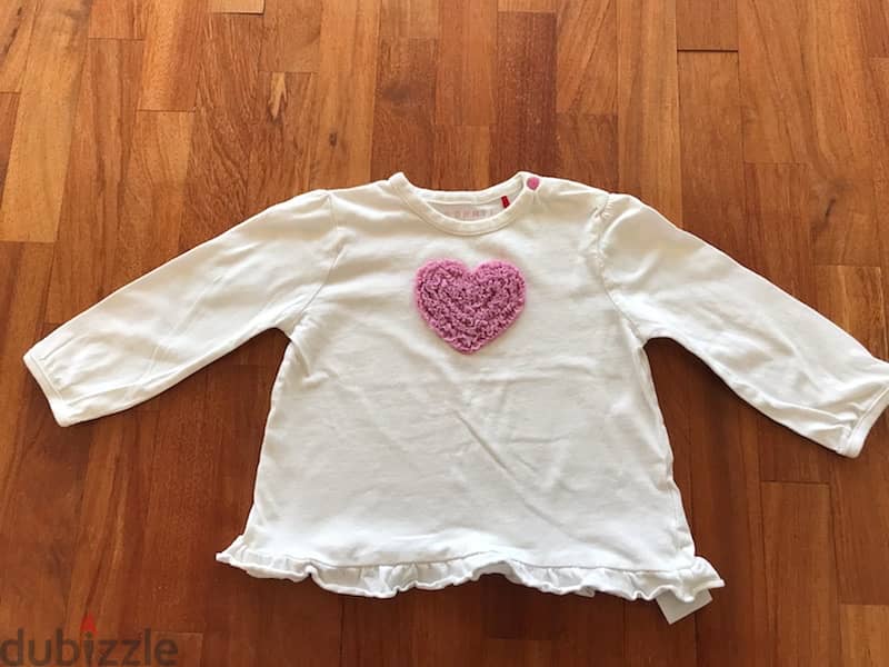 Long sleeves shirts for 2 years old size 6