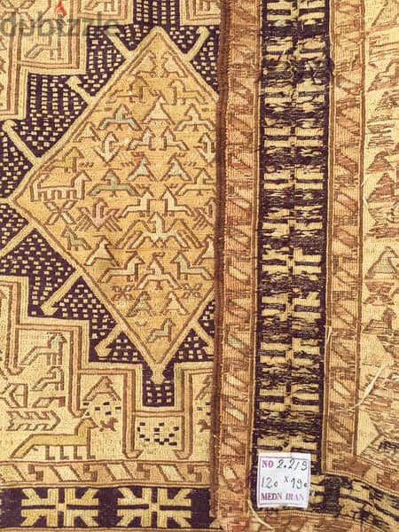 سجاد عجمي. 190/120. persian carpet. Hand made 1