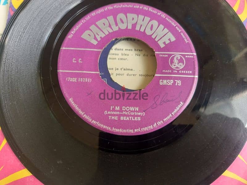 Beatles - help - I'm down - VinylRecord 0