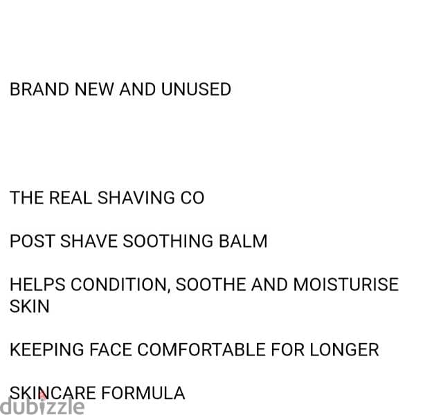 balm Skin  100ml the Real shaving co. post shave moisturiser 9