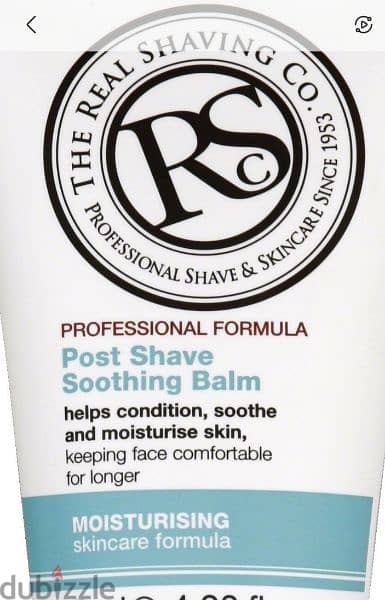 balm Skin  100ml the Real shaving co. post shave moisturiser 10