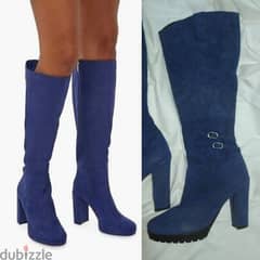 blue boots high heels 38.39 only 1=7$ or 3=15$