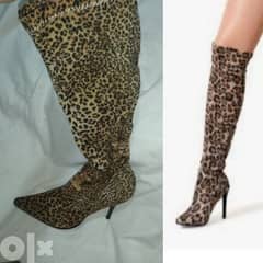 leopard print size 39.40 boots 0