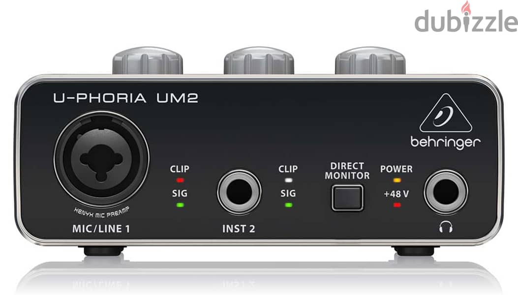 Behringer U-Phoria UM2 Audio Interface 0