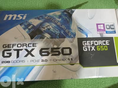 msi gtx 650 2gb gddr5