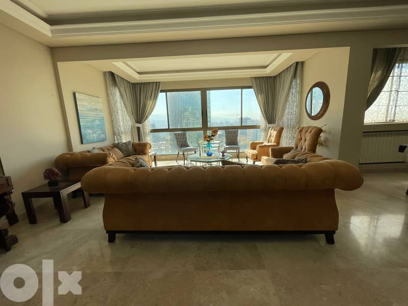 L10273-High-End Fully Furnished Apartment For Rent in Achrafieh 3