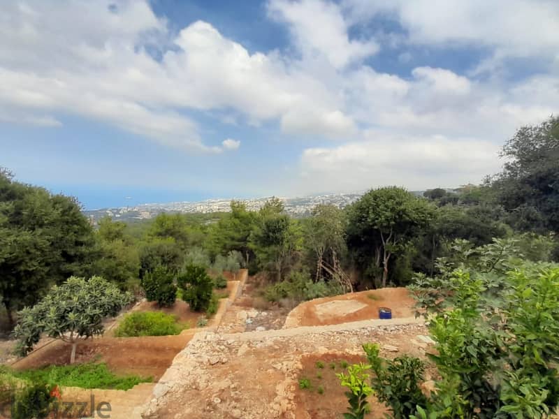 1100 Sqm | Land for sale in Roumieh| Panoramic Sea view 0