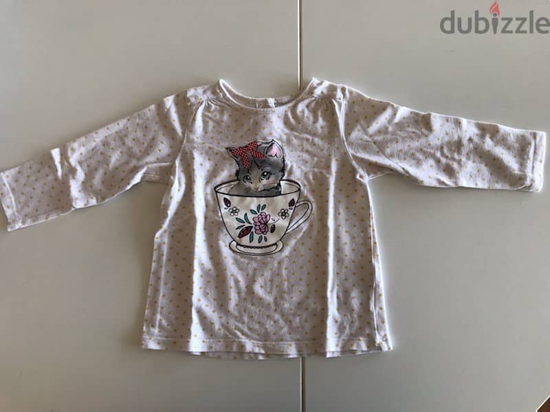 long sleeves size 12-18 months USD 2 per piece 3