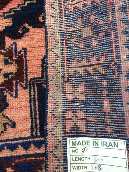 سجاد عجمي300/108. Persian Carpet. Hand made 6
