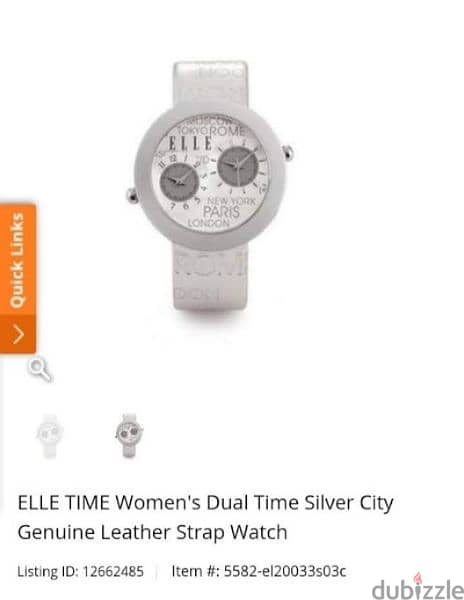 watch elle time watch silver 3