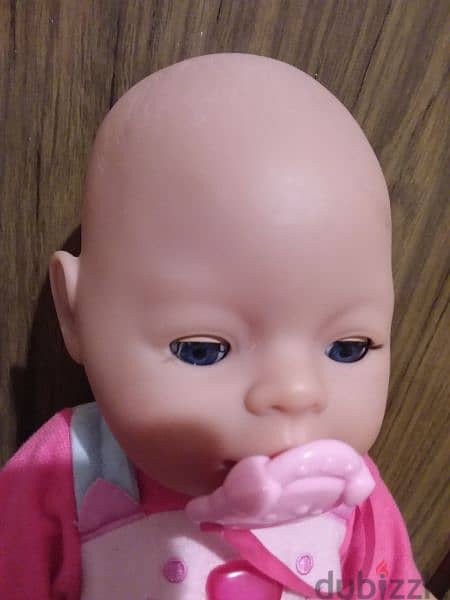 Offer: BABY BORN EMMA ZAPF Big great girl toy 42 Cm DRINKS +PIN=18$ 2