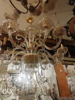 ثرية كرستال مورانو مميزة حجم كبير سعر لقطة للجادين فقط chandelier