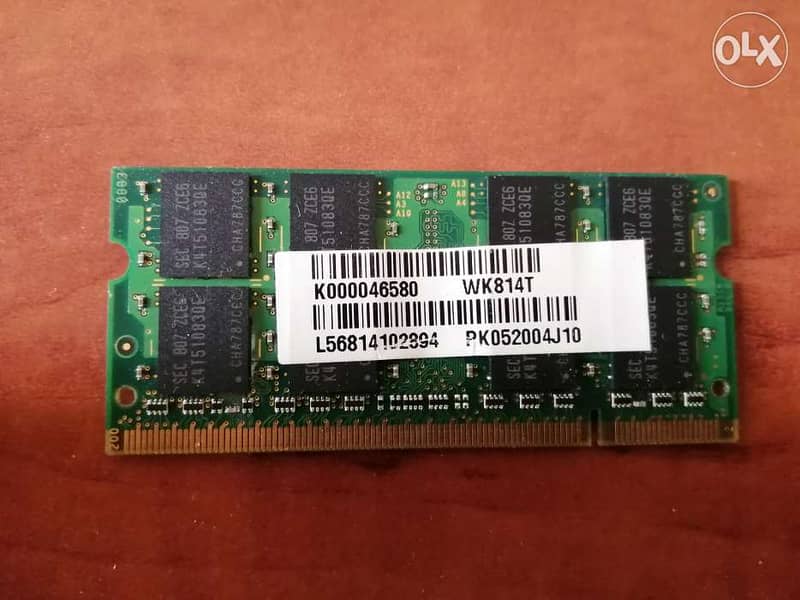 1gb ram ddr2 for LAPTOP 1