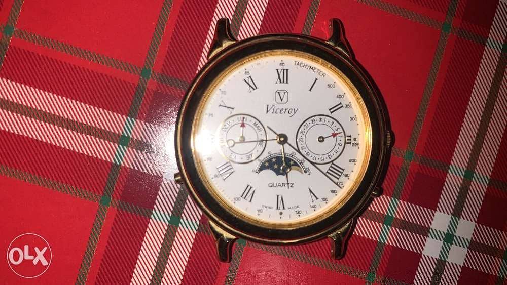 GenuineViceroy Harley Swiss Half Moon Dial Quartz wrist watch! 3