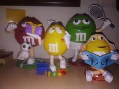 Big collection of M&M collectible dispensers