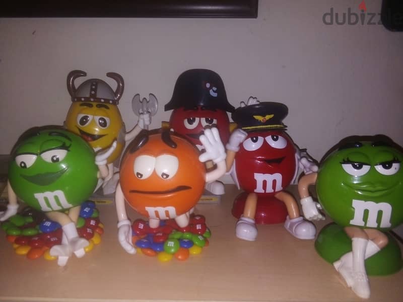 Big collection of M&M collectible dispensers 2