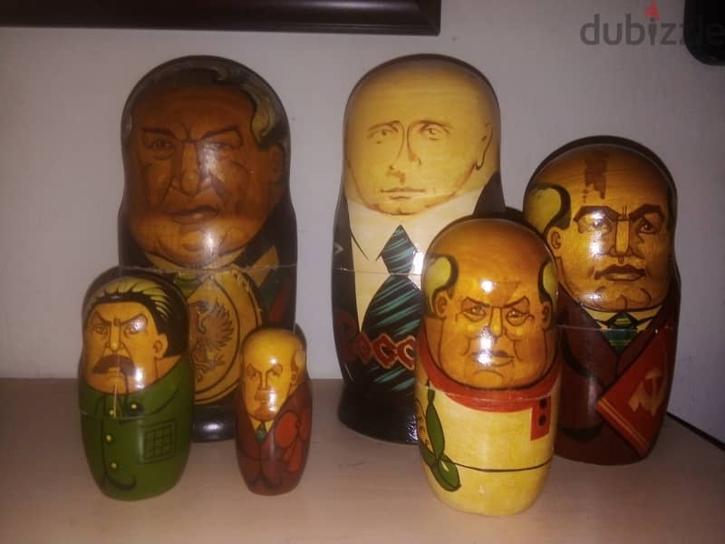 Nesting dolls russian leaders lenin to putin 0