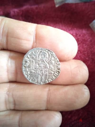 Jesus Christ Cruader King of Kings Silver Venitian coin year 12665