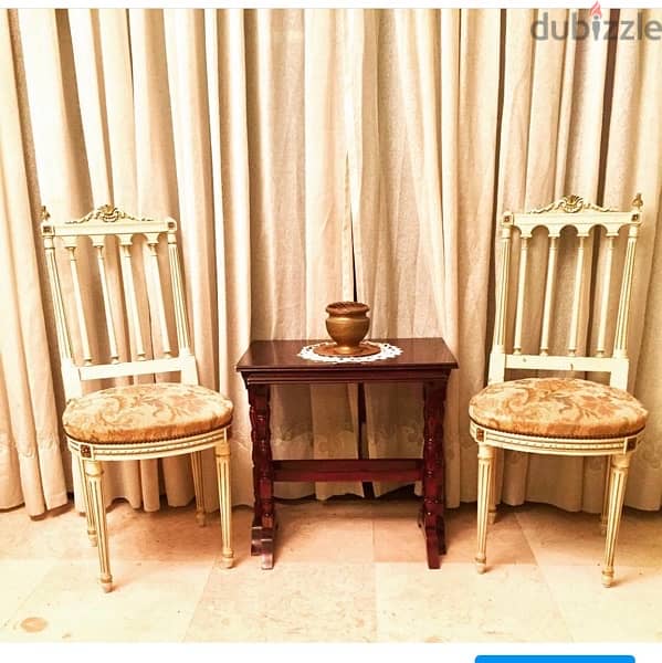 Vintage Louis XVI Chairs 1