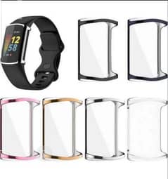 fitbit charge 5 full screen protector case