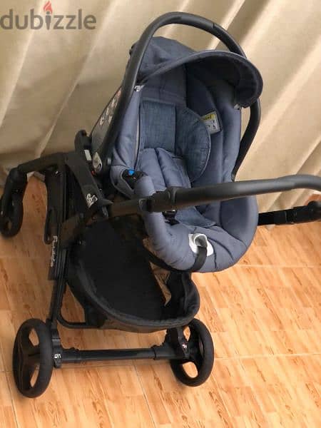 set stroller and car seat cam fluido Italy  like new 5