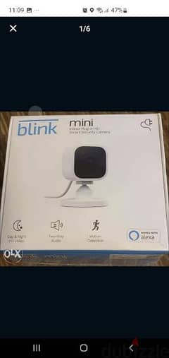 Blink Mini US Brand - 1080p full HD camera- works with Alexa 0