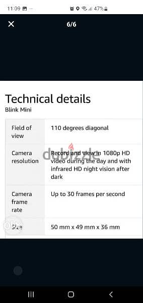 Blink Mini US Brand - 1080p full HD camera- works with Alexa 6