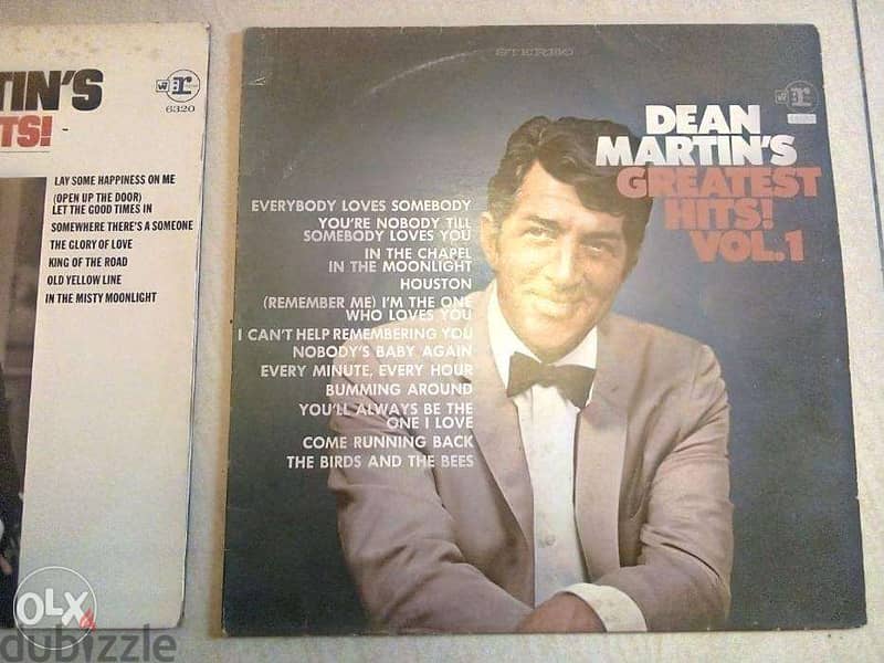 dean martin greatest hits volume 1 & 2 vinyls 1