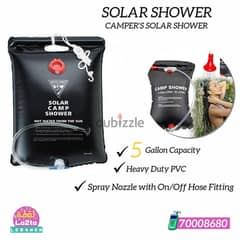 solar camp shower