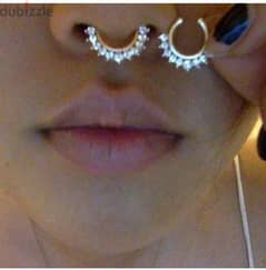 earrings for nose pr lips no piercing needed