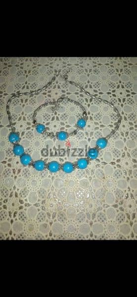 necklace turquoise high quality set with bracelet 1