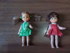 PEE WEE RARE VINTAGE 10 SMALL plastic Hong Kong great dolls, All 10=70