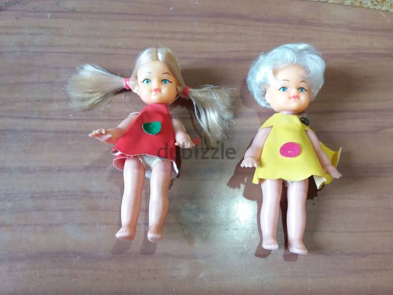 PEE WEE RARE VINTAGE 10 SMALL plastic Hong Kong great dolls, All 10=70 1