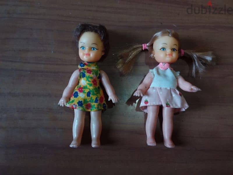 PEE WEE RARE VINTAGE 10 SMALL plastic Hong Kong great dolls, All 10=70 2