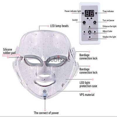 LED Skin Care Facial Mask 7-color/ 3$ delivery