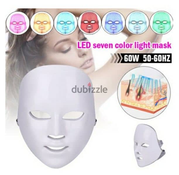 LED Skin Care Facial Mask 7-color/ 3$ delivery 1