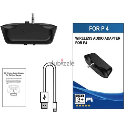 Connect any Bluetooth Headphone to PS4 adaptor