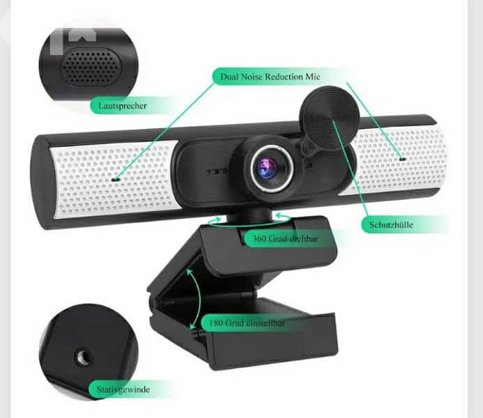 Aircover Webcam 1080P with Microphone/ 3$ delivery 1