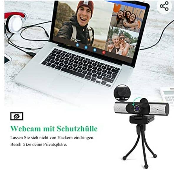 Aircover Webcam 1080P with Microphone/ 3$ delivery 2