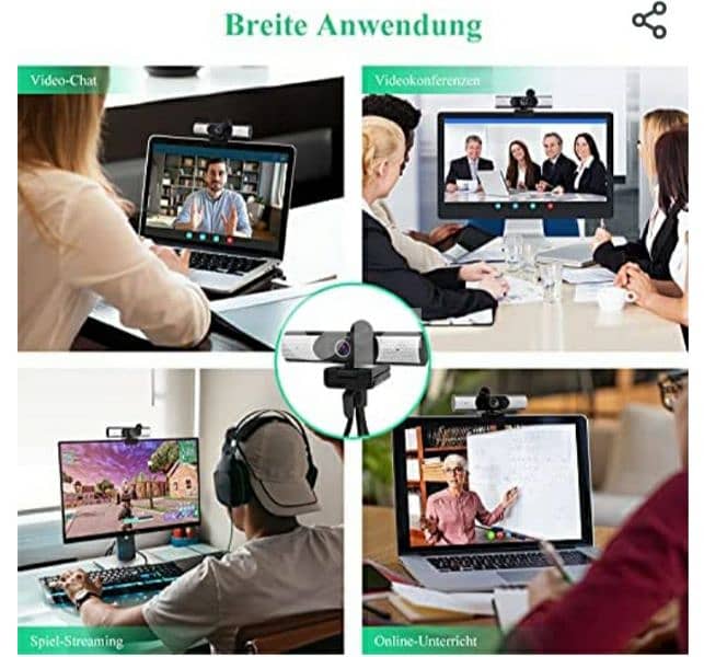 Aircover Webcam 1080P with Microphone/ 3$ delivery 3