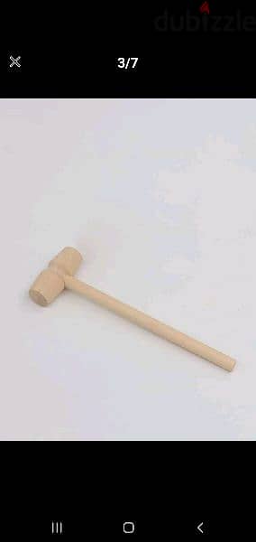 1 piece wooden hammer 2