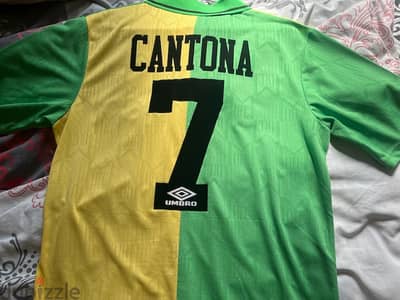 manchester united cantona 7 umbro 1996 rare kit