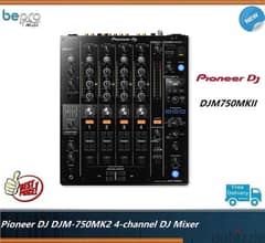 Pioneer DJ DJM-750MK2 4-channel DJ Mixer 0