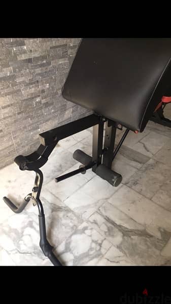 bench adjustable iron body like new we have also all sports equipment 9