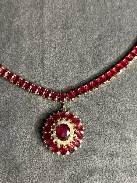 ruby diamond necklace 2